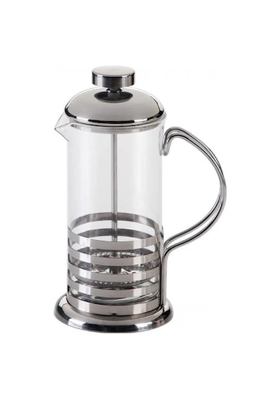 Paslanmaz Çelik Gövdeli French Press Kahve Ve Çay Demleme Aparatı Gümüş