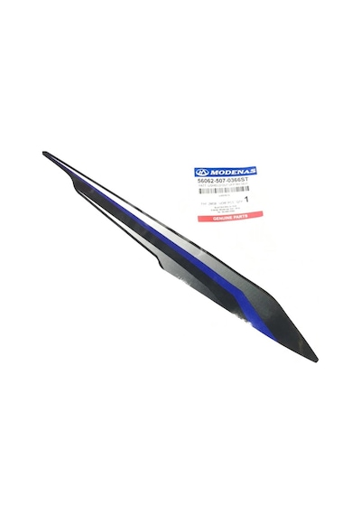Modenas Gt135 Dış Dizlik Sinyal Üstü Etiketi Mavi Sağ