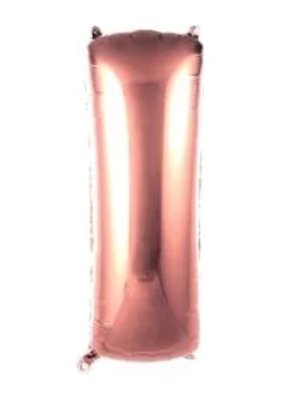 40" Folyo Harf 100cm "ı" Rose Gold Rose Gold