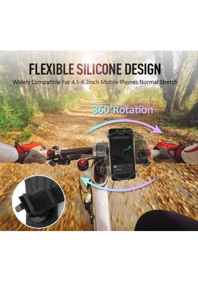 Telefon Tutucu Esnek Silikon Örümcek Bisiklet Telefon Tutacağı Diğer