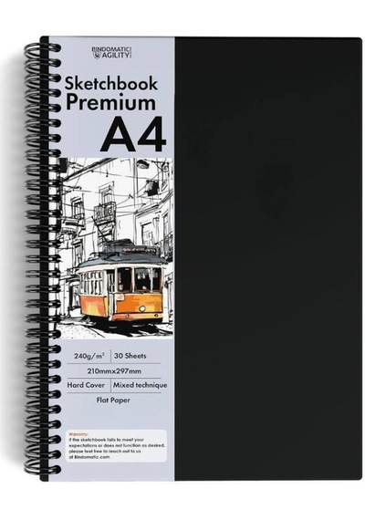Bindomatic Agility Collection Sketcbook A5 Çizim Defteri 240g 30 Yaprak