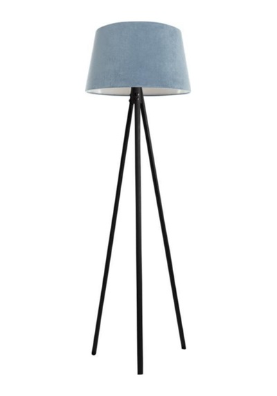 Oval 3 Ayak Tripod Lambader Abajur Köşe Lambası Ahşap Siyah Ağaç Country Dekor Lamba Aplik Masif D Diğer