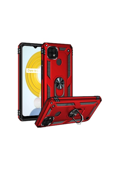 Zore Realme C21 Kılıf Msra Vega Kapak - Mavi Mavi