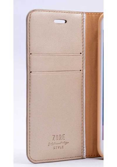 Samsung Uyumlu Galaxy S10 Plus Kilif Cüzdanli Kartlikli Miknatisli Kapak 392712221 - Renk / Gold Renk / Gold