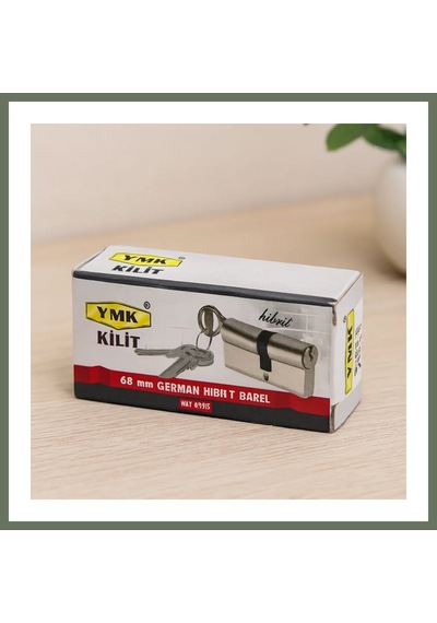 Bezos 68 Mm Hibrit Silindir Barel - Nikel Saten, 3 Anahtar Bezos1