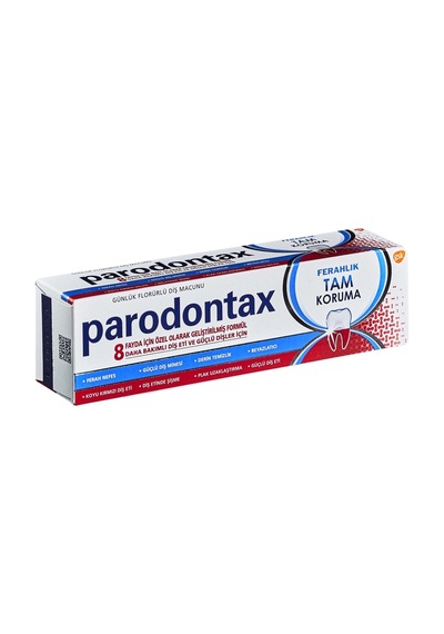 Parodontax Diş Macunu 75 Ml - Diş Eti Bakımı Ve Plak Temizliği 3'li Ekonomik Paket - 3 Adet Tarı
