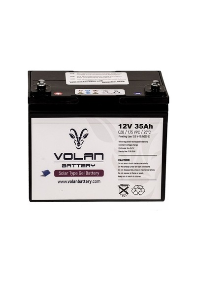 12 Volt 35 Amper Jel Akü Solar Güneş Enerjisi - Volan Akü / 325018654
