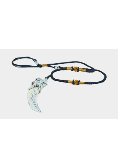 Doğal Tibet Kurt Dişi Alfa Kurt Kolye Ayarlı 553444524