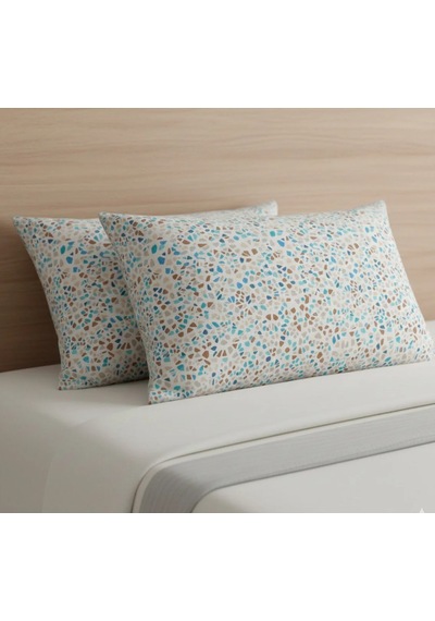 Elegancehome Flanel, %100 Pamuk, 2'li Yastık Kılıfı Çok Renkli