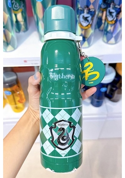 Miniso Harry Potter Lisanslı, Uçlu Termos, 600 Ml Kapasite, Yeşil