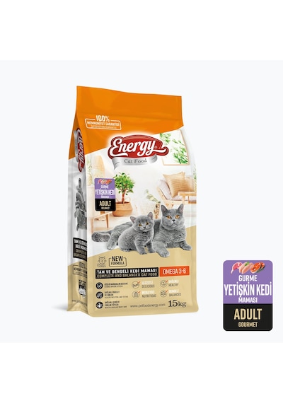 Energy Gurme Yetişkin Kedi Maması - 15 Kg
