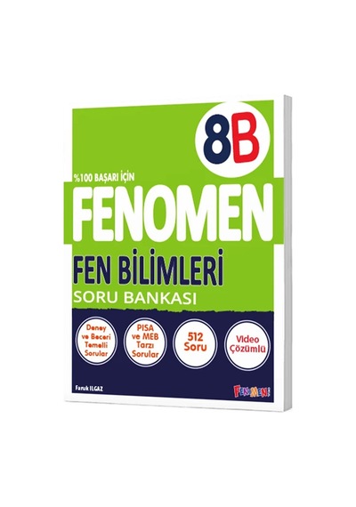 Fenomen 2025-2026 Müfredat 8 Sınıf Yeni Nesil Sorulu Fen
