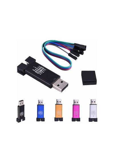 St-lınk V2 Mini -- Stlınk V2 Klon -- Metal Kutu -- Stm32 Arm Jtag Programlayıcı - St Link V2