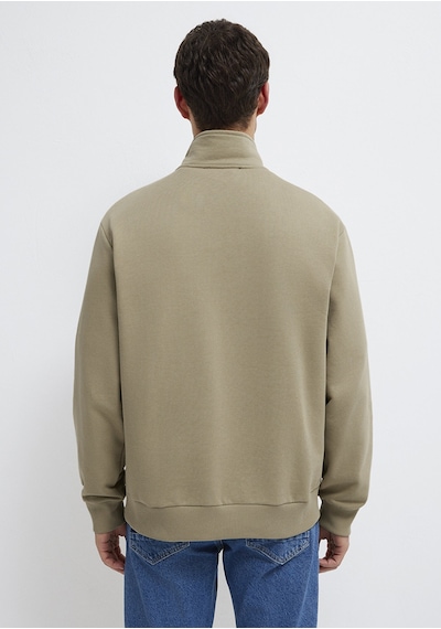 Mavi - Yarı Fermuarlı Basic Bej Sweatshirt 0s10419-70204 Bej