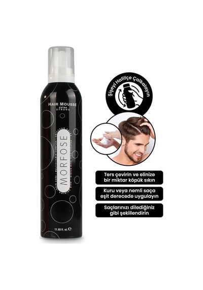 Jenerik Extra Strong Saç Köpük 350 Ml - Ekstra Güçlü Tutuş - Mrfs