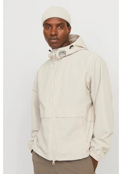 Jack & Jones Erkek Jcounıon Kapüşonlu Fermuarlı Ceket 12274049 Taş Taş