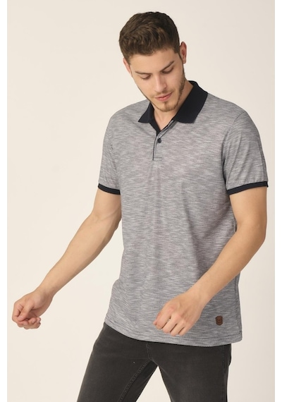 Alexander Gardi Alexandergardı Jakarlı Polo Yaka T-Shirt (E21-8101) (553756011)