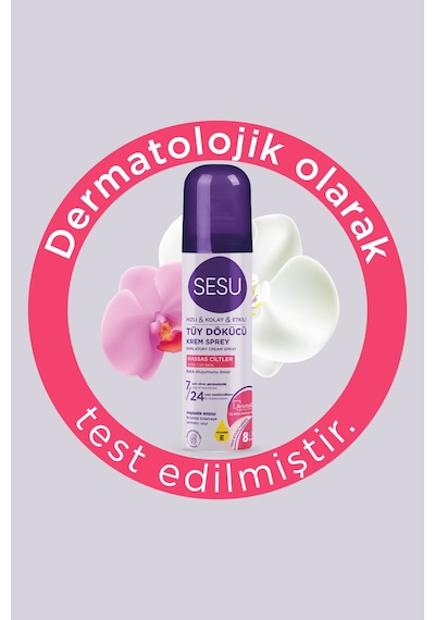 Sesu Tüy Dökücü Köpükl Hassas Ciltler 150 Ml