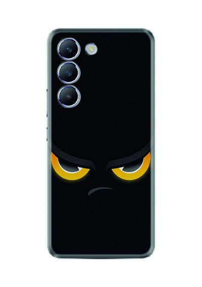 Realme 12 Lite Kılıf Silikon Desen Özel Seri Black Eyes 1644
