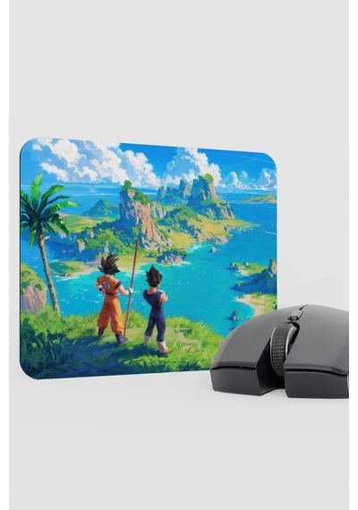 Dragon Ball Anime V2 - 22x18 Gaming Kauçuk Kaymaz Taban Mouse Pad Fare Altlığı