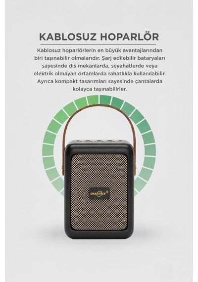 Özel Seri Bluetooth Speaker Kablosuz Hoparlör Gts-2201 Siyah Mini Seyahat Eğlence