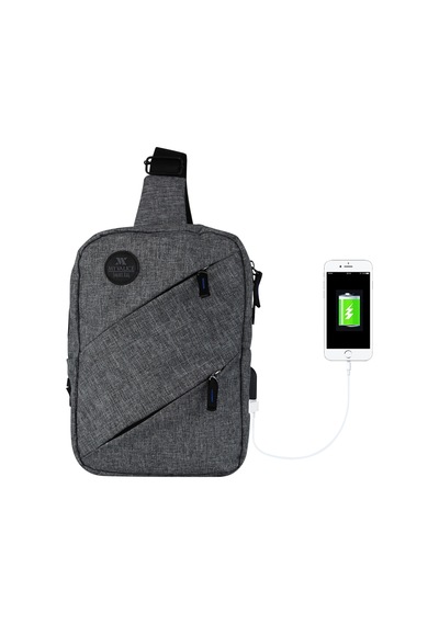 My Valice Smart Bag Usb'Li Çapraz Göğüs Çantası 1504 Bordo