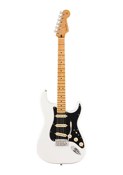 Fender 0140512515 Player Iı Stratocaster Elektro Gitar Polar White Akçaağaç Klavye Kutup Beyazı Ve Parlak Strat Tonları