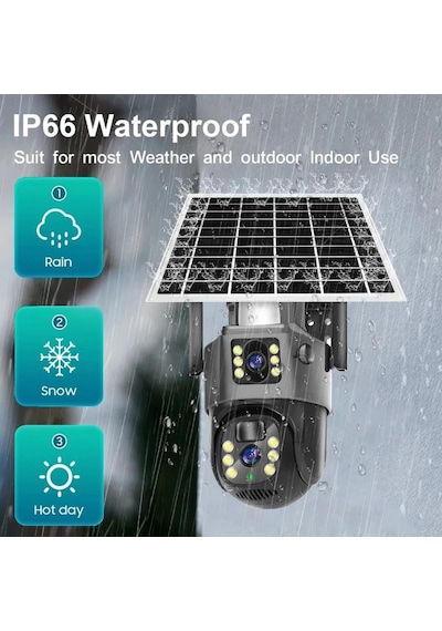 Rose Ahd-30205 Ip66 Akıllı Solar 4g Kamera