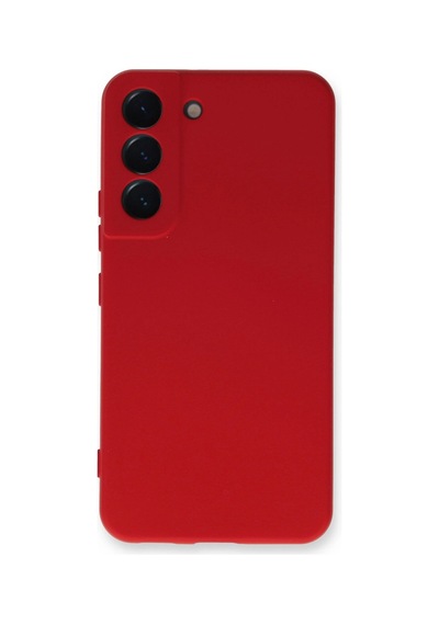 Samsung Galaxy Uyumlu Galaxy S23 Plus Kılıf Nano İçi Kadife Silikon - Kırmızı 1
