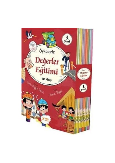 3.Sınıflar için Öykülerle Değerler Eğitimi-10 Kitap Takım - Sevda Müjgen Yüksel - Yuva