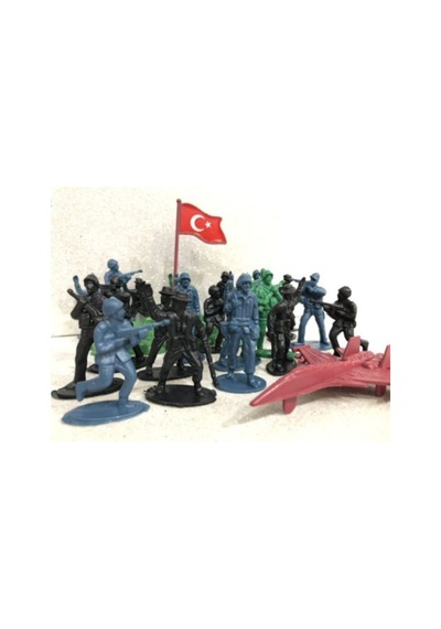 Türk Askeri Oyuncak Figür Set 58 Parça Asker Oyuncak Seti