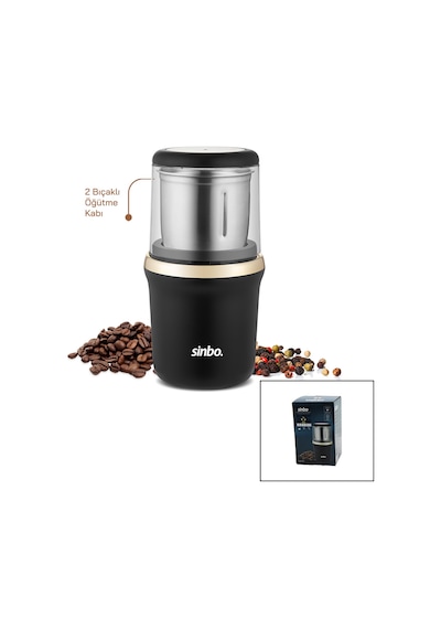 Kahve & Baharat Öğütücü 200w Çelik Bıçak, 100 G Diğer