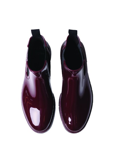 Vı Burgundy Bot Yağmur Kadın Colorado-x Toni Pons Raın Boots In Glossy Rubber Kırmızı
