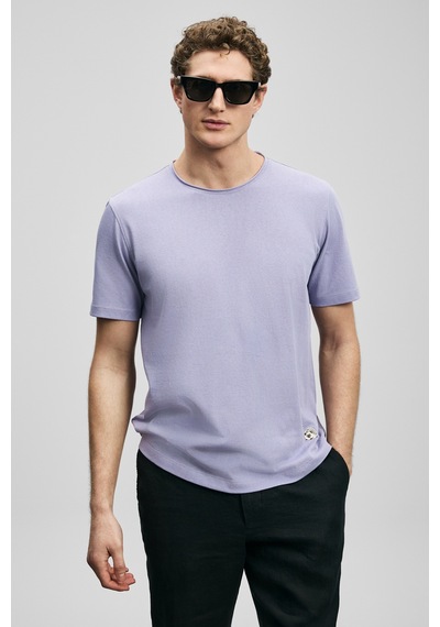 Lufian Junya Erkek Basic Tişört Lila Lila 111020312100870