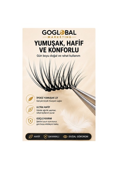 Takma Kirpik Seti 8 Farklı Model Cluster Kirpik Anime Manga Wispy Doğal Ve Hacimli