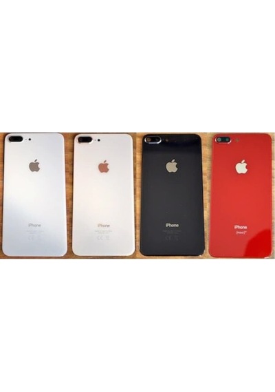 Senalstore Apple Uyumlu iPhone 8 Plus Arka Pil Batarya Kapak Cam Kamera Lensli - Altın