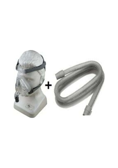 Cpap Bpap Maskefull Face Maske Ağız Burun Maske Hortum