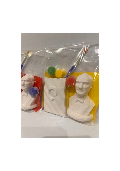 Atatürk Ve Bayrak Taş Boyama Seti 10 Adet