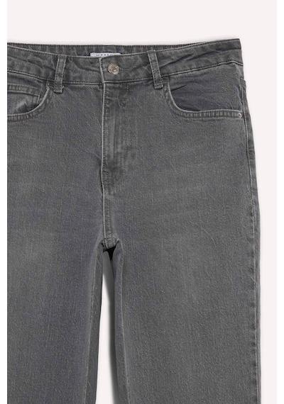 DeFacto Lina Comfort Mom Yüksek Bel Bilek Boy Jean Yıkamalı Pantolon E3438AXNSNM36