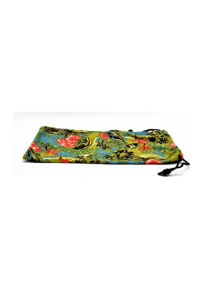 Tropıcal Pouch Tropıkal Desenli Gözlük / Güneş Gözlüğü Mıkrofıber Silme Bezi Saklama Kabı