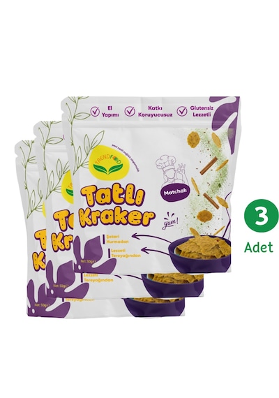 Trend Food Glutensiz Cips Alternatifi Tatlı Karker 150 G 3 Adet Besleyici, Doğal, Fit, Temiz Etiket
