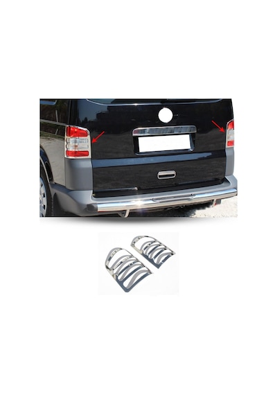 Vw T5 Caravelle Krom Stop Çerçevesi 2003-2010 Paslanmaz Çelik N11.6411