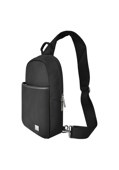 Wiwu Hali Serisi Crossbody 1680d Su Geçirmez Naylon Kumaş Omuz Askılı Çapraz Vücut Çantası Siyah