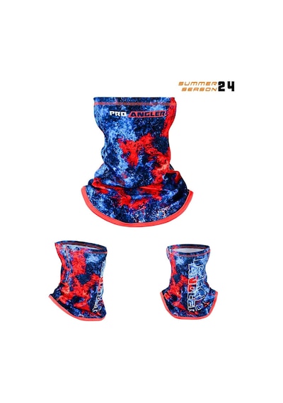 Fujin Pro Angler Neck Gaiter Boyunluk Red Reef Çok Renkli