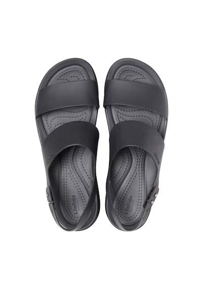 Crocs 206453-060 Brooklyn Low Wedge Kadın Sandalet Siyah
