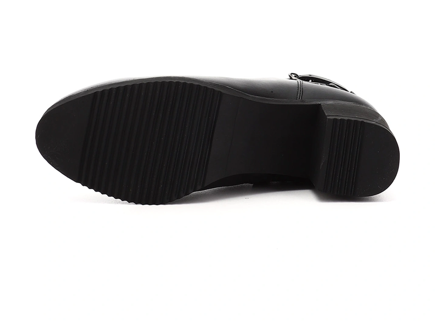Gönderi(R) Gönderi R Kadın Siyah Fermuarlı Kalın Topuklu Hakiki Deri Bot Dkzb61351464 Siyah