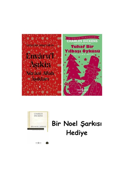 Envâru L Âşıkîn - Nûrânî Allah Aşıkları Ciltli + Tuhaf Bir Yılbaşı Öyküsü + Bir Noel Şarkısı