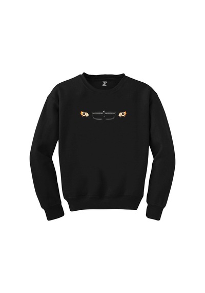 BMW i8 Color Siyah Sweatshirt Siyah