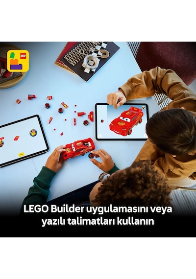 LEGO® Speed Champions | Şimşek McQueen 77255 – 9 Yaş ve Üzeri Çocuklar için Çıkartmalar İçeren Oyuncak Yapım Seti (270 Parça)