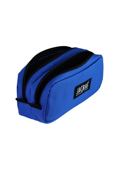 Jacbag Dual Pouch Pencıl Case-çift Bölmeli Kalemkutu - Saks Saks